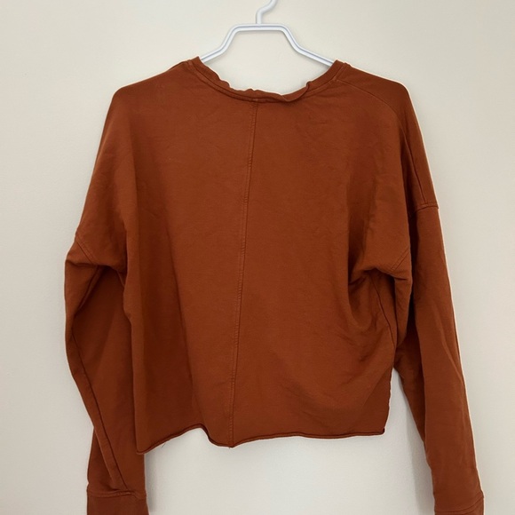 Knix Women's Crew Neck Sweater - Rust Brown - Picture 4 of 5